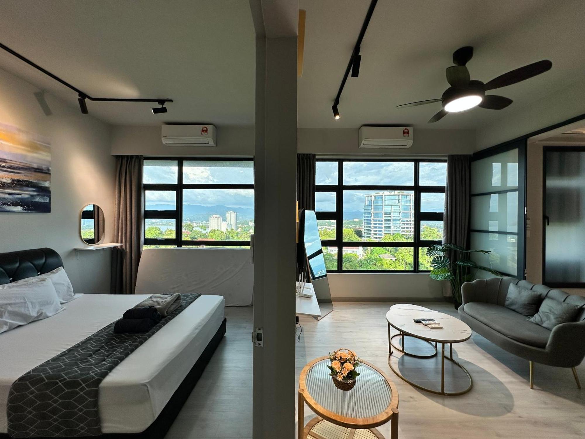 L Jesseltonquay Jq Kk City亚庇市区中心民宿2房1厕 *