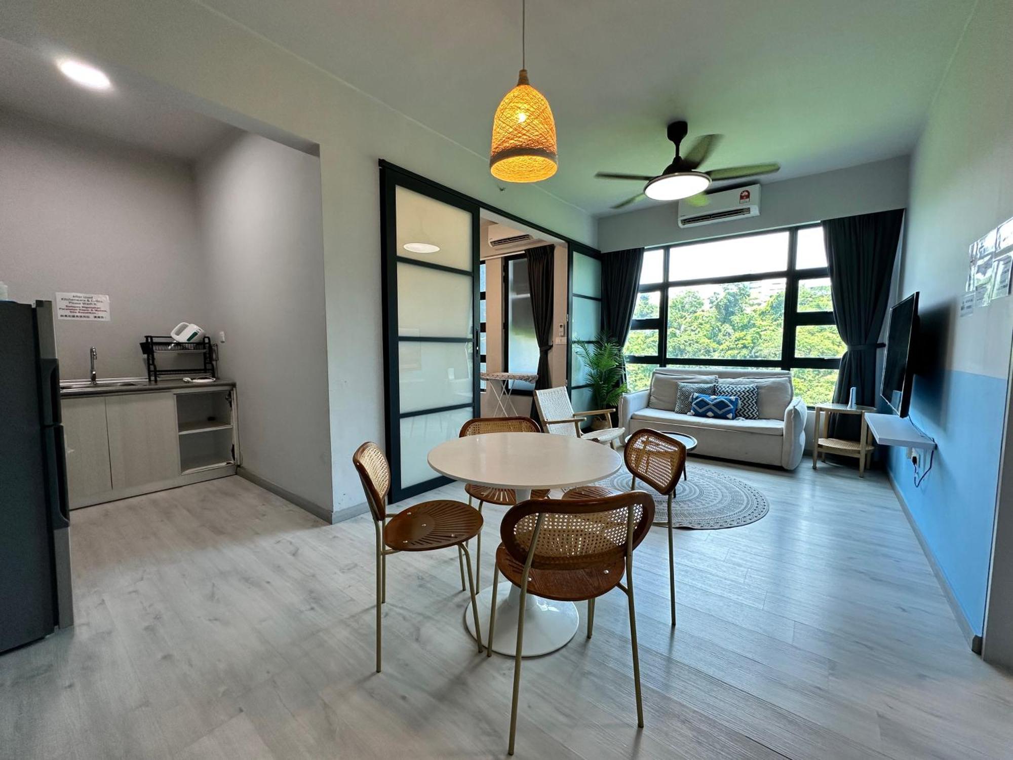 L Jesseltonquay Jq Kk City亚庇市区中心民宿2房1厕 *