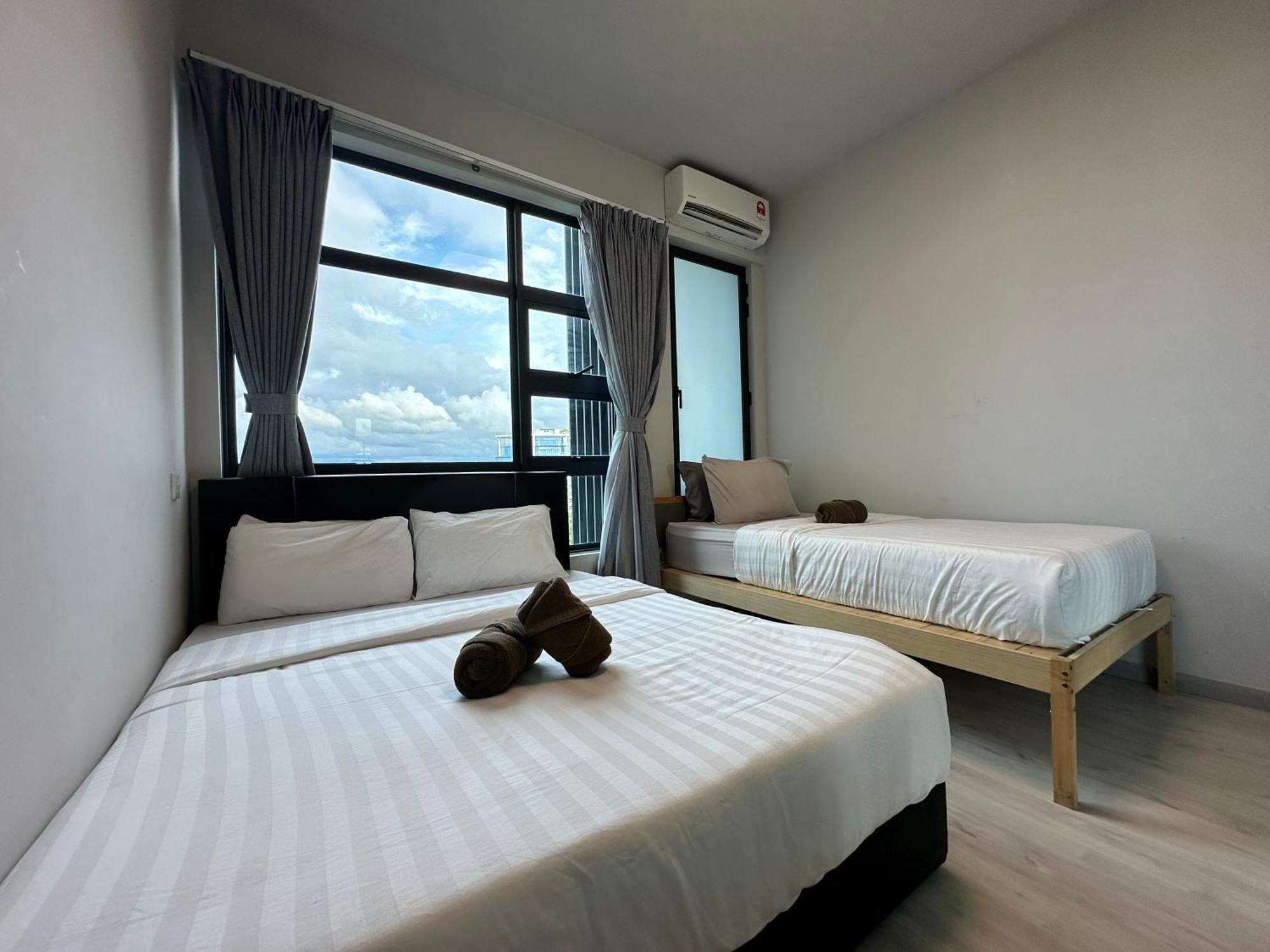 L Jesseltonquay Jq Kk City亚庇市区中心民宿2房1厕 Apartment *